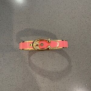 Coach buckle bangle